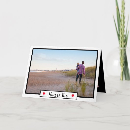 世界で一番素敵なママ!!! 母の日の写真付きグリーティングカード カード (正面)