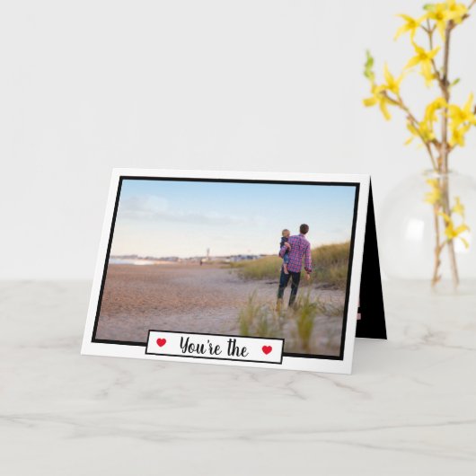 世界で一番素敵なママ!!! 母の日の写真付きグリーティング カード (黄色い花)