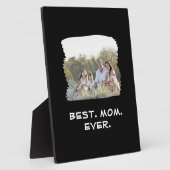 世界で一番素敵なママ　母の日ファミリーフォト フォトプラーク (側面)