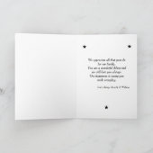 世界で一番素敵なママ 母 家族の写真 ゴールド ブラック カード (内部)