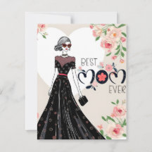 世界で一番素敵なママ 誕生日カード