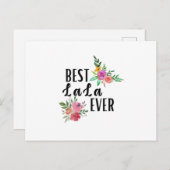 世界で一番素敵なララ 誕生日おめでとう ポストカード (正面/裏面)