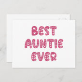 世界で一番素敵な叔母さん ポストカード (正面/裏面)