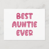 世界で一番素敵な叔母さん ポストカード (正面)