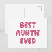 世界で一番素敵な叔母 ポストカード (正面/裏面)