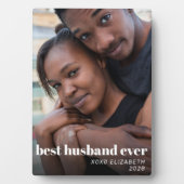 世界で一番素敵な夫への特別なプレゼント フォトプラーク (正面)