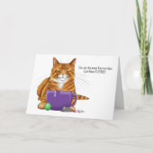 世界で一番素敵な猫ママ！ カード (正面)