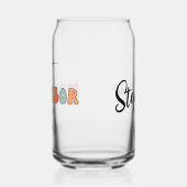 世界で一番素敵な近所のお友達 レトロ可愛い オーダーメイド ガラス缶 (左)