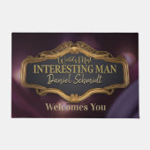 世界で一番面白い人があなたを歓迎する ドアマット (正面)