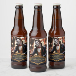 "世界で一番面白い男の誕生日ユーモア ビールラベル