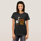 世界で一番馬鹿げたガチョウ 楽しいガチョウ愛好家 Tシャツ (正面フル)