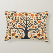 世界で人気のインドアートクッション アクセントクッション (裏面)