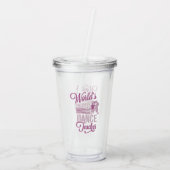 世界で先生のための最も素晴らしい|のダンスのギフト アクリルタンブラー (裏面)