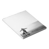 世界で唯一の女性と犬 ノートパッド (アングル)