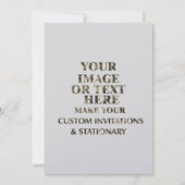 世界で唯一の、特別な誕生日を創造しよう 招待状 (正面)