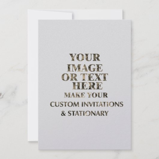 世界で唯一の、特別な誕生日を創造しよう 招待状 (正面)