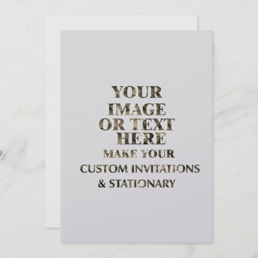 世界で唯一の、特別な誕生日を創造しよう 招待状 (正面/裏面)