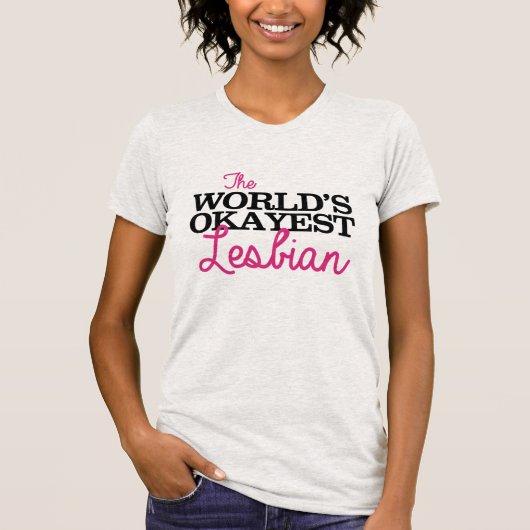 世界で普通のレズビアン Tシャツ (正面)
