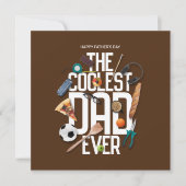 世界で最もかっこいいパパ カード (正面)