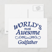 世界で最もかっこいい名付け親 ポストカード (正面/裏面)