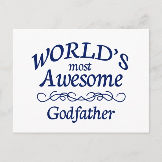 世界で最もかっこいい名付け親 ポストカード (正面)