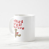 世界で最もかわいいバレンタインのTシャツおよびギフト コーヒーマグカップ (正面左)