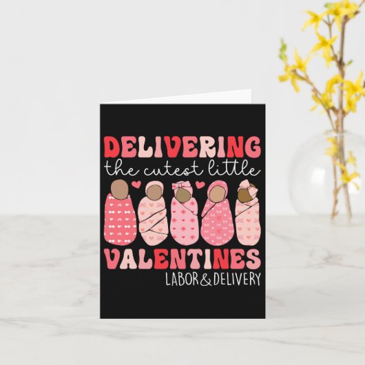 世界で最もかわいいバレンタインを出産現場で届ける カード (黄色い花)