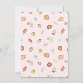 世界で最もかわいいパステルカラーの子供の誕生日 サンキューカード (裏面)