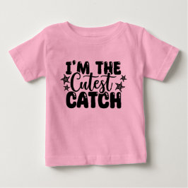 世界で最もかわいいピンクのベイビーTシャツ ベビーTシャツ