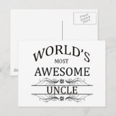 世界で最もすごいおじ ポストカード (正面/裏面)