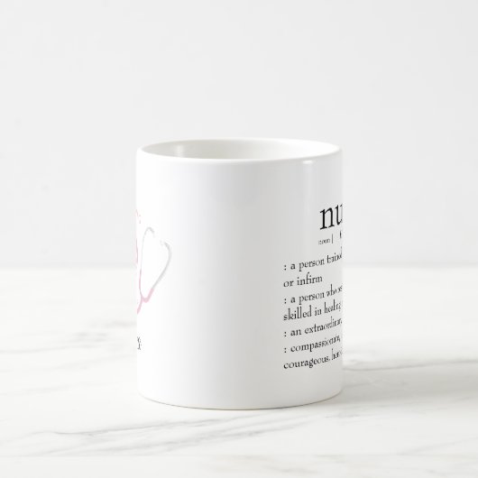 世界で最もすごい看護師 | 看護師への感謝 コーヒーマグカップ (中央)