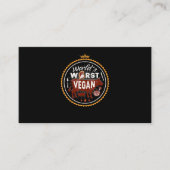 世界で最もひどいヴィーガン肉のBBQ ロイヤリティカード (正面)