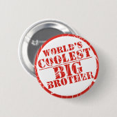 世界で最もクールなお兄さん 缶バッジ (正面&裏面)