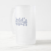 世界で最もクールなパパ フロストグラスビールジョッキ (正面左)