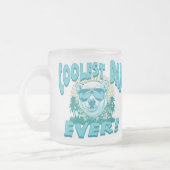 世界で最もクールなパパ フロストグラスマグカップ (左)