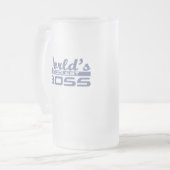 世界で最もクールなボス フロストグラスビールジョッキ (正面左)