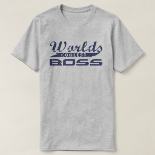 世界で最もクールなボス Tシャツ