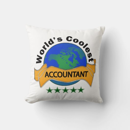世界で最もクールな会計士 クッション (正面)