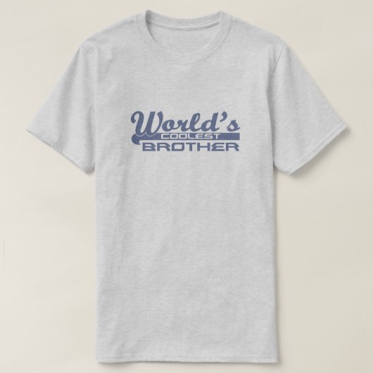 世界で最もクールな兄弟 Tシャツ (デザイン正面)