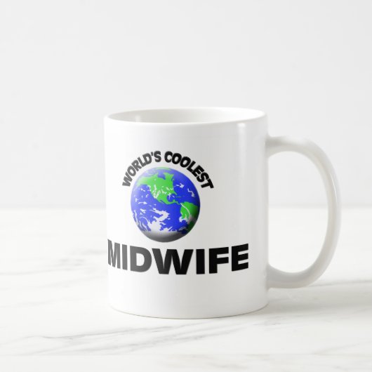 世界で最もクールな助産婦 コーヒーマグカップ (右)