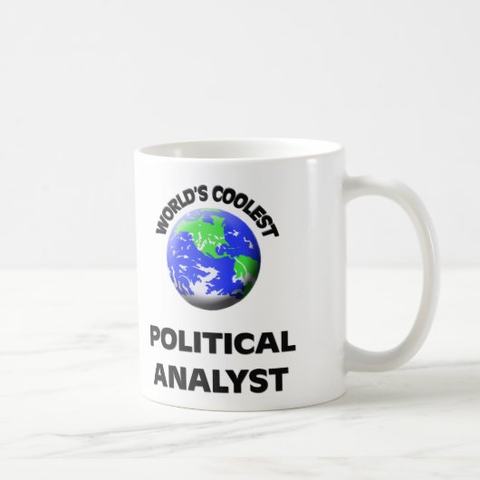 世界で最もクールな政治評論家 コーヒーマグカップ (右)