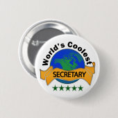 世界で最もクールな秘書 缶バッジ (正面&裏面)