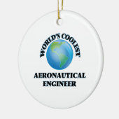 世界で最もクールな航空エンジニア セラミックオーナメント (左)