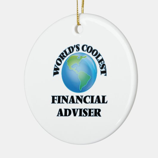 世界で最もクールな財政の顧問 セラミックオーナメント (左)