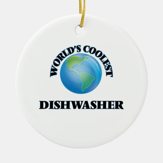 世界で最もクールな食洗機 セラミックオーナメント (正面)