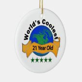 世界で最もクールな21歳 セラミックオーナメント (右)
