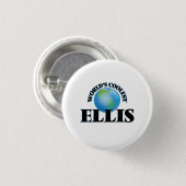 世界で最もクールなEllis 缶バッジ (正面&裏面)