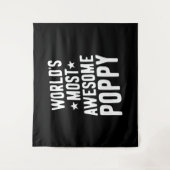 世界で最もケシ素晴らしキ |おじいちゃん タペストリー (正面)