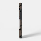 世界で最もダックスン素晴らしドパパギフト iPhoneケース (左側面)