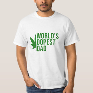 世界で最もドープトなパパ Tシャツ